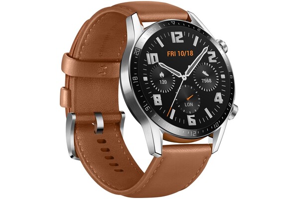 Smartwatch Huawei Watch GT 2 Classic 1.39" brązowy