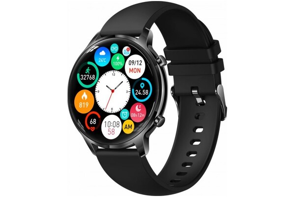 Smartwatch Manta Kelly 1.32" czarny
