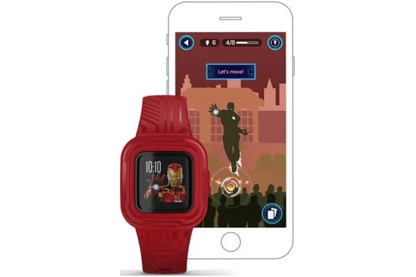 Smartwatch Garmin Vivofit Junior 3 0.78" czerwony