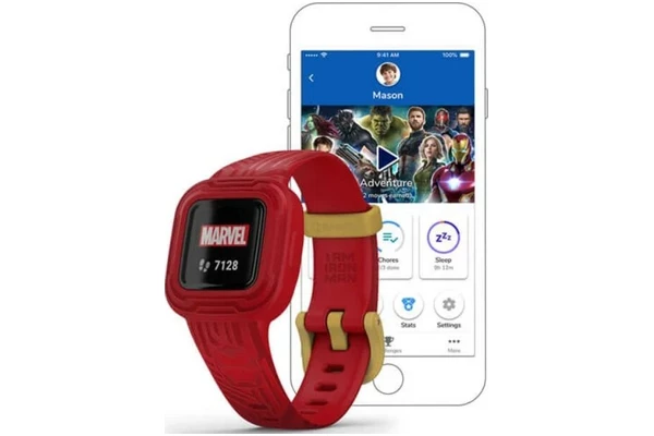 Smartwatch Garmin Vivofit Junior 3 0.78" czerwony
