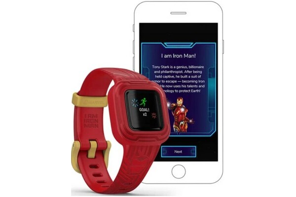 Smartwatch Garmin Vivofit Junior 3 0.78" czerwony