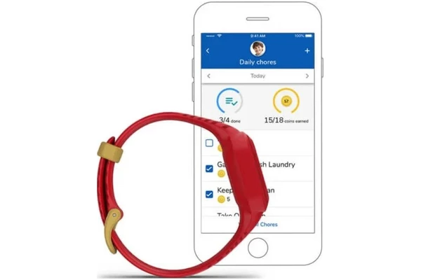 Smartwatch Garmin Vivofit Junior 3 0.78" czerwony