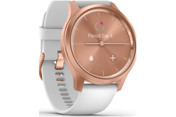 Smartwatch Garmin Vivomove Style 0.95" Różowo-biały