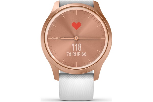 Smartwatch Garmin Vivomove Style 0.95" Różowo-biały