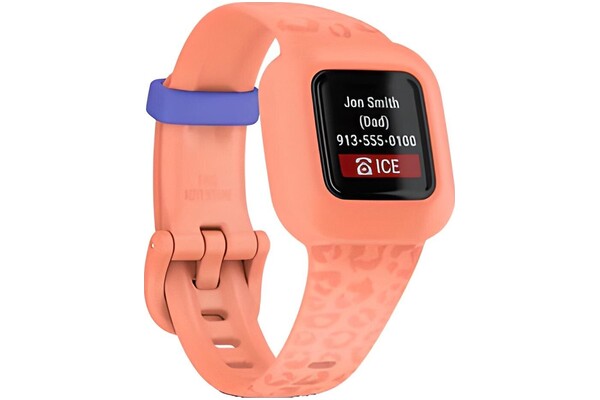 Smartwatch Garmin Vivofit Junior 3 0.78" pomarańczowy