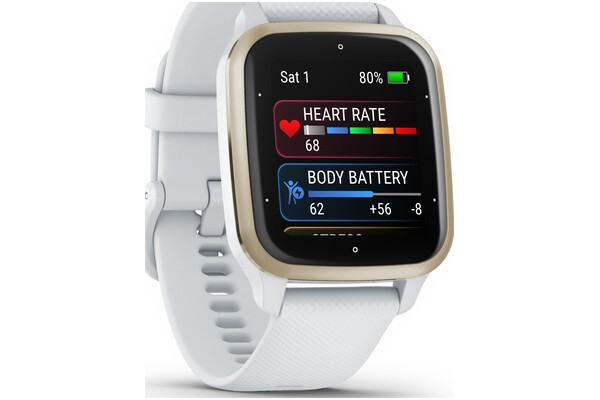 Smartwatch Garmin Venu SQ 1.41" Kremowo-złoty