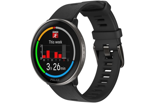 Smartwatch Polar Ignite 3 Titan 1.28" czarny