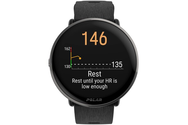 Smartwatch Polar Ignite 3 Titan 1.28" czarny
