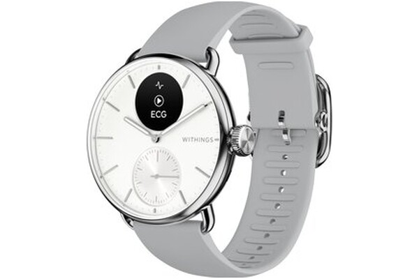 Smartwatch WITHINGS Scanwatch Scan 0.63" srebrny