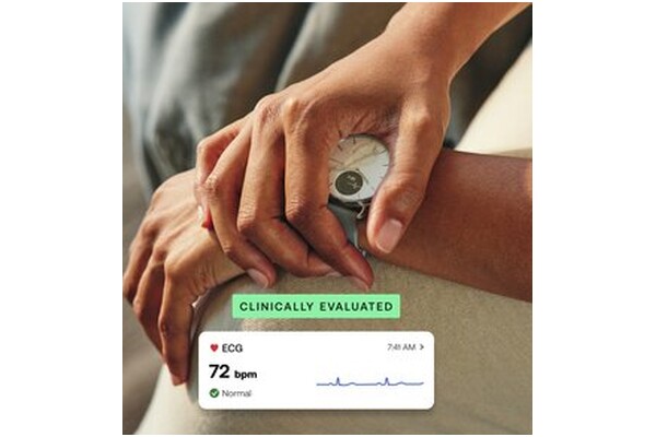 Smartwatch WITHINGS Scanwatch Scan 0.63" srebrny
