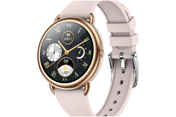 Smartwatch Bemi Cosmo 1.3" różowo-złoty