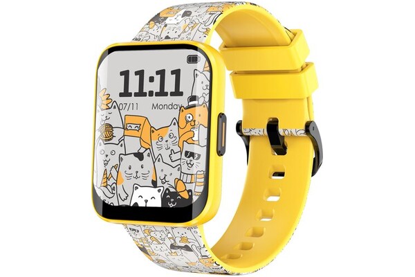 Smartwatch Bemi Omi 1.69" Szaro-żółty