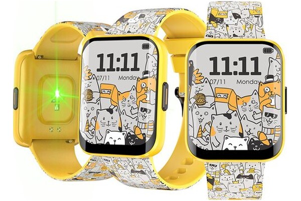 Smartwatch Bemi Omi 1.69" Szaro-żółty