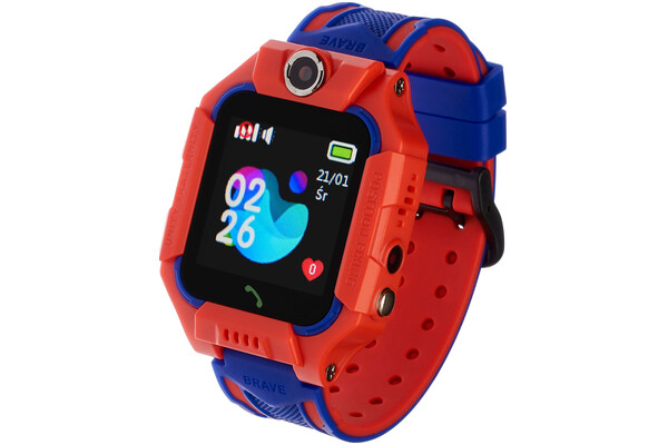 Smartwatch Garett Electronics Kids Play 1.44" czerwony