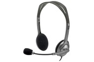 Słuchawki Logitech H111 Nauszne Przewodowe szary