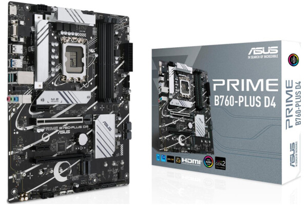 Płyta główna ASUS B760 Plus Prime Socket 1700 Intel B760 DDR4 ATX