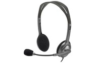 Słuchawki Logitech H111 Nauszne Przewodowe szaro-czarny