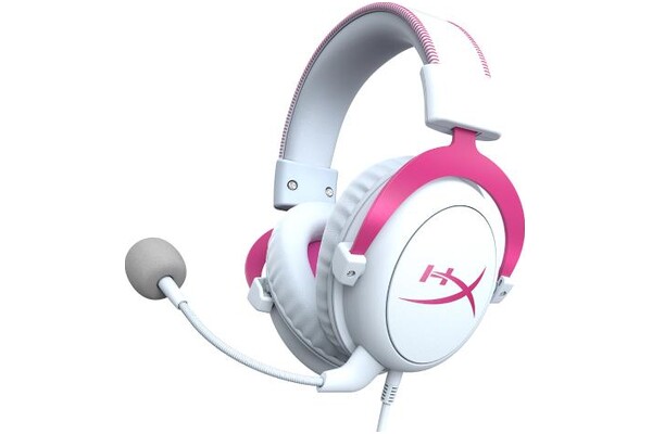 Słuchawki HYPERX Cloud 2 Nauszne Przewodowe różowy