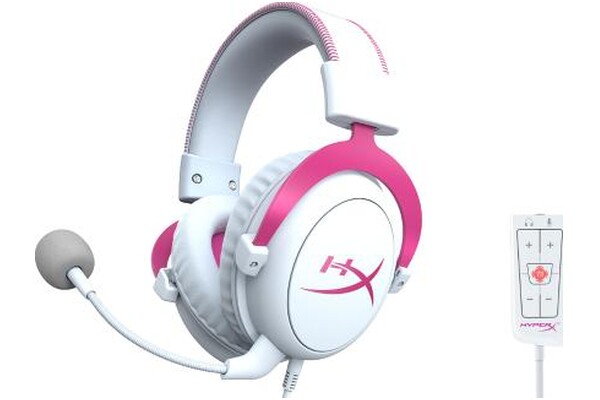 Słuchawki HYPERX Cloud 2 Nauszne Przewodowe różowy