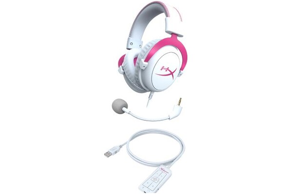 Słuchawki HYPERX Cloud 2 Nauszne Przewodowe różowy