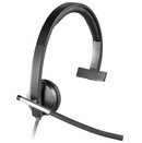 Słuchawki Logitech H650E Nauszne Przewodowe czarny