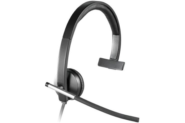 Słuchawki Logitech H650E Nauszne Przewodowe czarny