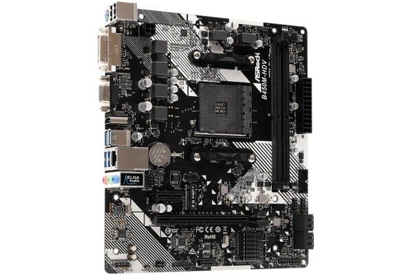 Płyta główna ASrock B450M -HDV R4.0 Socket AM4 AMD B450 DDR4 miniATX