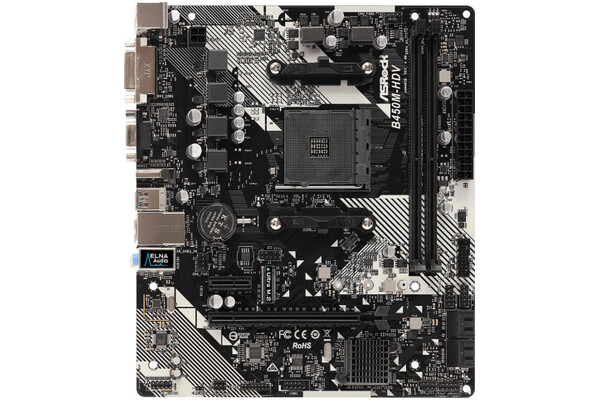 Płyta główna ASrock B450M -HDV R4.0 Socket AM4 AMD B450 DDR4 miniATX
