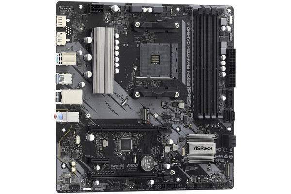 Płyta główna ASrock B550M Phantom Gaming 4 Socket AM4 AMD B550 DDR4 miniATX