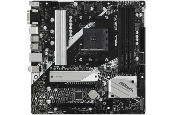 Płyta główna ASrock A520M Pro4 Socket AM4 AMD A520 DDR4 miniATX
