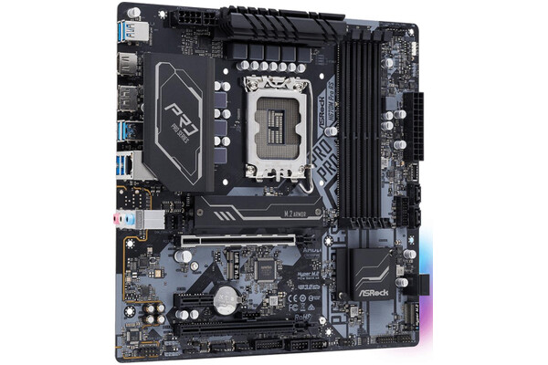 Płyta główna ASrock H670M Pro RS Socket 1700 Intel H670 DDR4 miniATX