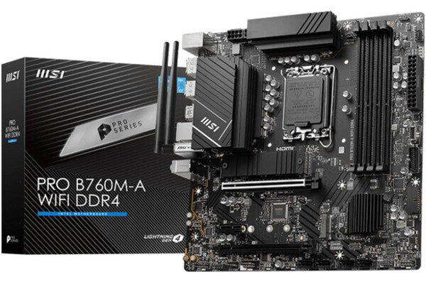 Płyta główna MSI B760MA Pro WiFi Socket 1700 Intel B760 DDR4 miniATX