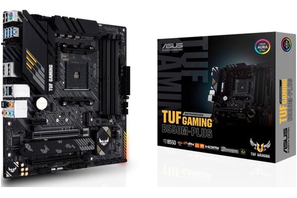 Płyta główna ASUS B550M Plus TUF Gaming Socket AM4 AMD B550 DDR4 miniATX