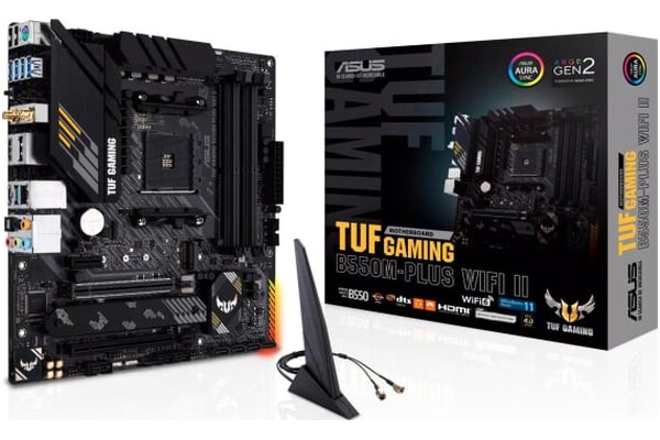 Płyta główna ASUS B550M Plus II TUF Gaming WiFi Socket AM4 AMD B550 DDR4 miniATX