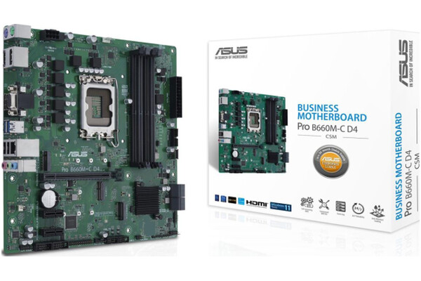 Płyta główna ASUS B660M-C Pro Socket 1700 Intel B660 DDR4 miniATX