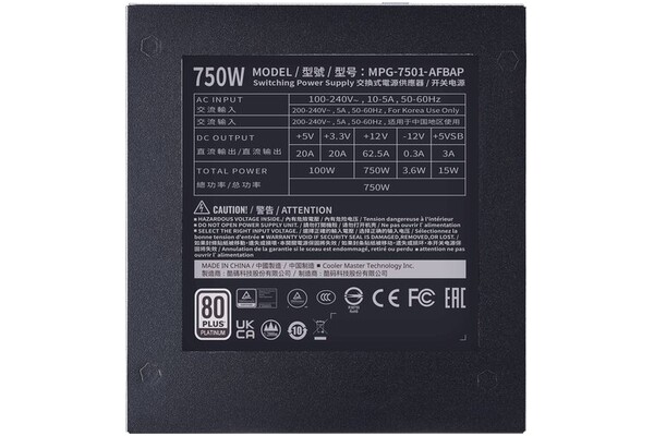 COOLER MASTER MPG-7501-AFBAP-EU XG 750W ATX