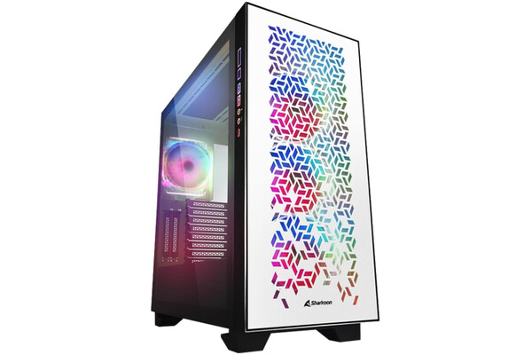 Obudowa PC Sharkoon CA300H Elite Shark Midi Tower biało-czarny