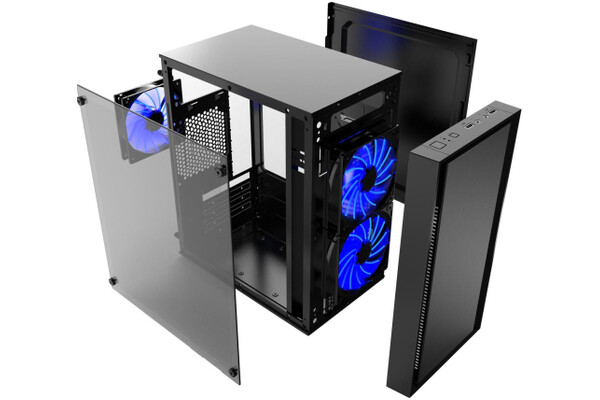 Obudowa PC Gembird CCCFORNAX960B Fornax 960B Midi Tower czarny