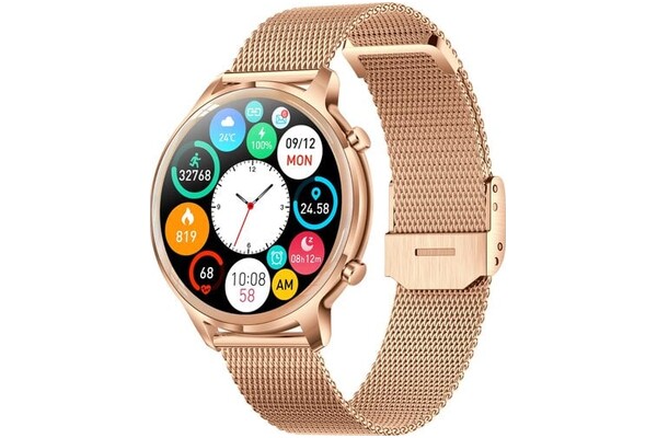 Smartwatch Manta SWU301GD Kelly 1.32" złoty