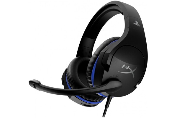 Słuchawki HYPERX Cloud Stinger PS4 Nauszne Przewodowe czarno-niebieski