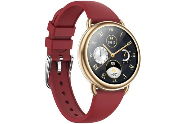 Smartwatch Bemi Cosmo 1.3" złoto-czerwony