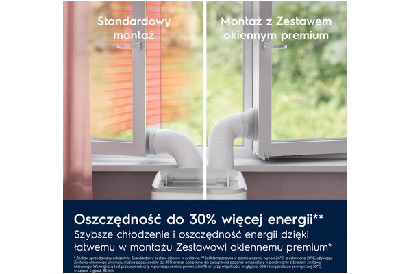 Klimatyzator Przenośny Electrolux EXP34U339HW 3400W 64dB