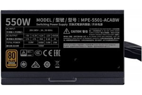 COOLER MASTER MPE-5501-ACABW-BEU MWE V2 550W ATX
