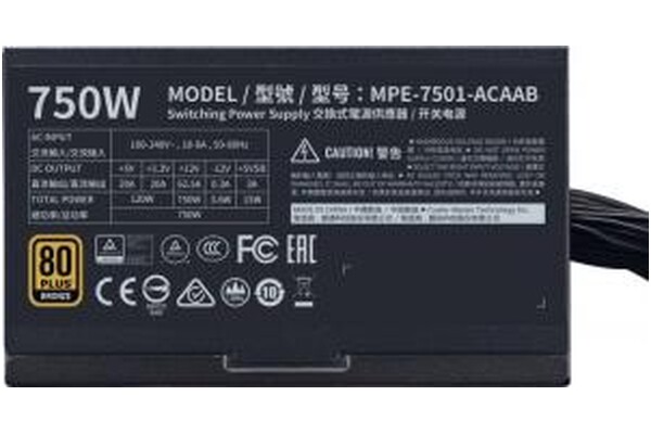 COOLER MASTER MPE-7501-ACAAB-EU MWE V2 750W ATX