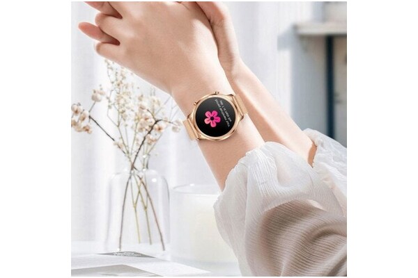 Smartwatch Manta SWU301PK Kelly 1.32" złoty