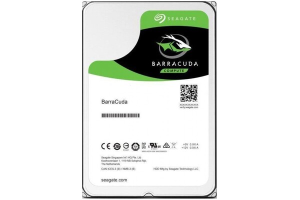 Dysk wewnętrzny Seagate BarraCuda HDD SATA (3.5") 6TB