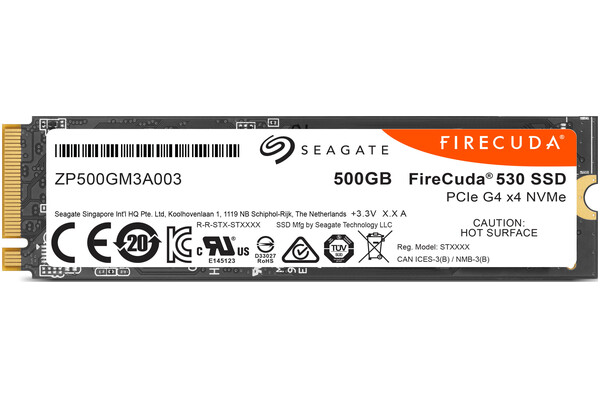 Dysk wewnętrzny Seagate ZP500GM3A023 FireCuda 530 SSD M.2 NVMe 500GB