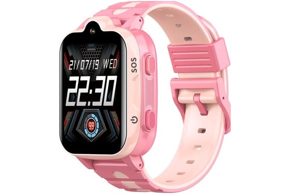Smartwatch Bemi Play 1.69" Czarno-różowy
