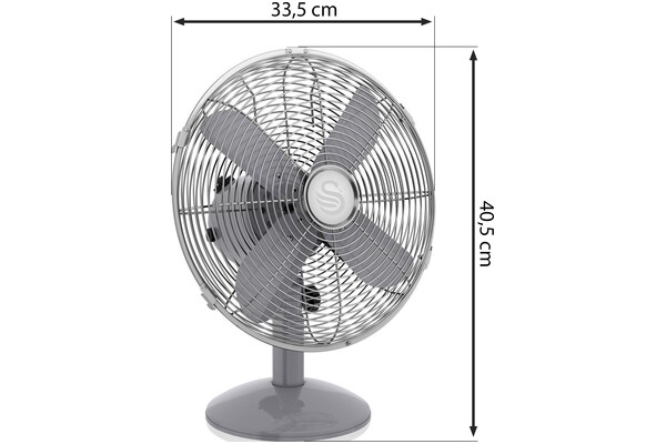 wentylator Biurkowy Swan SFA12620GRN Retro