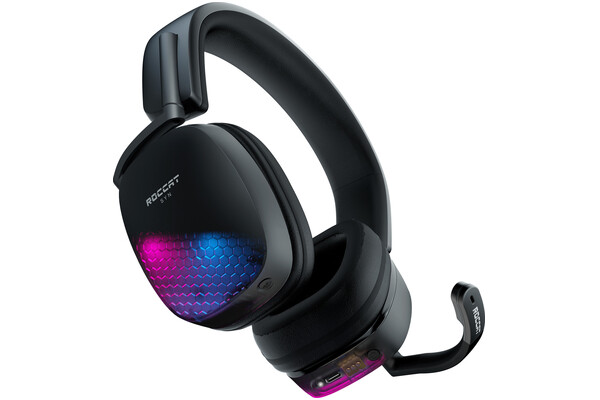 Słuchawki ROCCAT Syn Max Air Nauszne Bezprzewodowe czarny